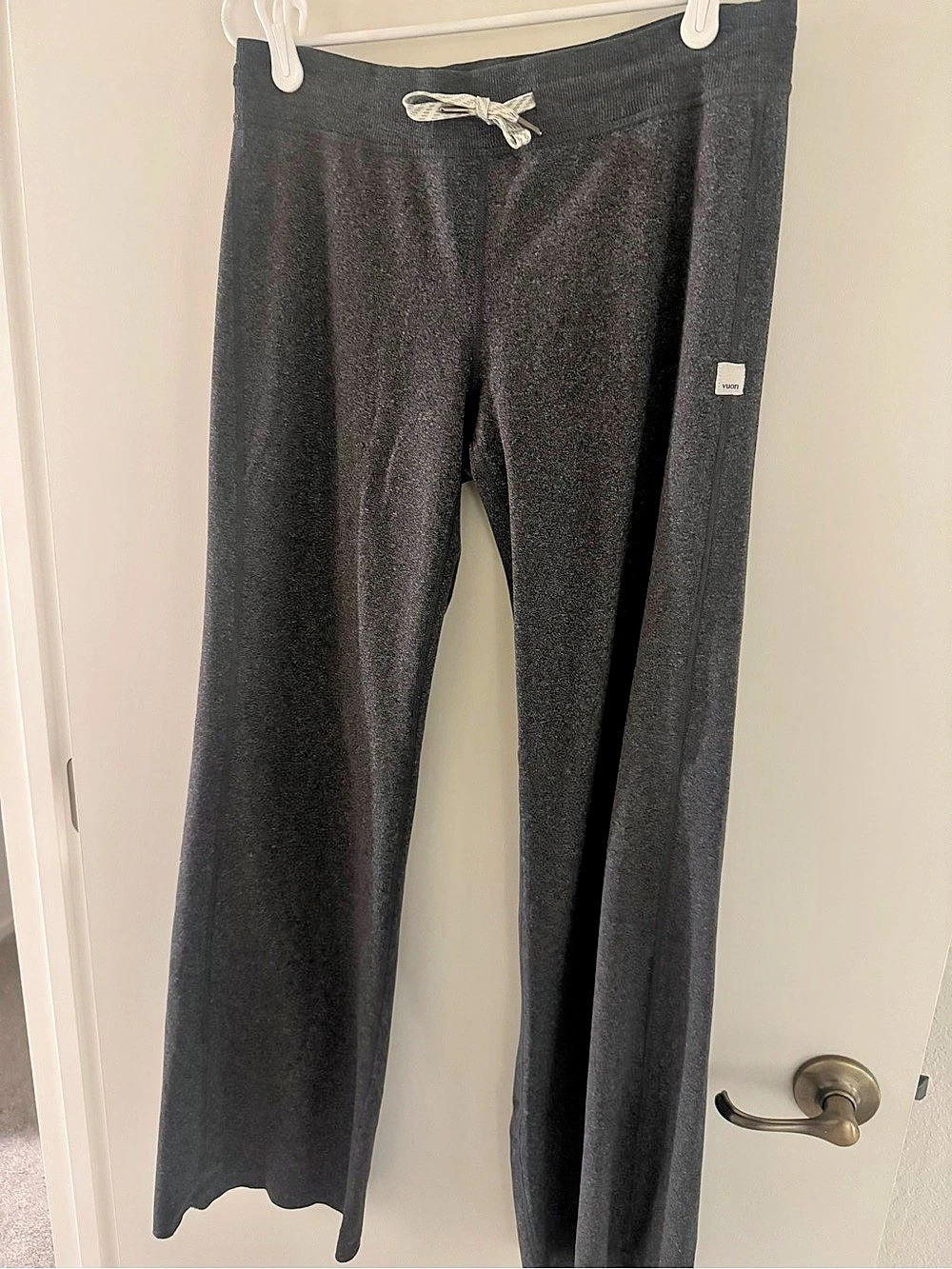 Vuori Wide Leg Gray Pants Like New